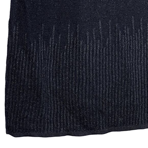 Brooks Brothers Womens Size XL Black Metallic Knit Camisole Tank - Picture 4 of 8